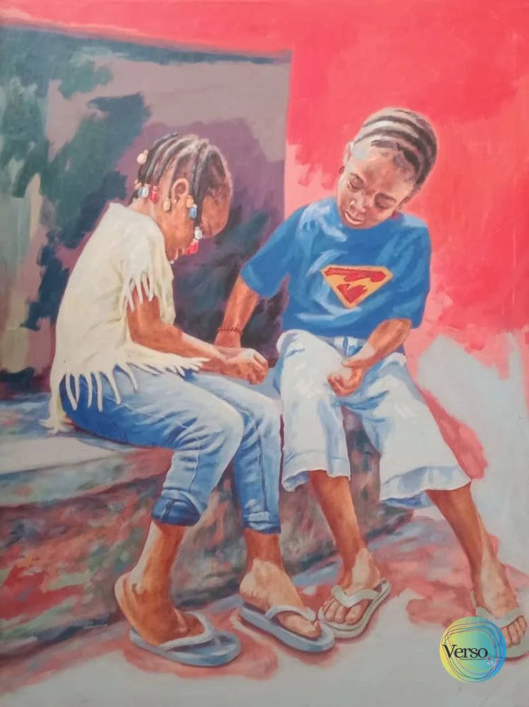 Leisure Time 36 x 48 cm / Acrylic / Unframed, shipped in roll