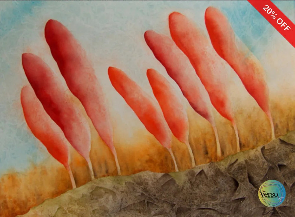 Life in motion 61 x 47 cm / Watercolor / Unframed, shipped in roll