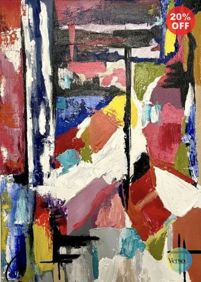 Life of color 50 x 70 cm / Acrylic / Unframed, shipped in a roll