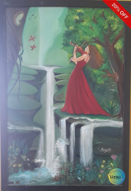 Life of Freedom 20 x 30 inch / Oil / Framed, shipped flat