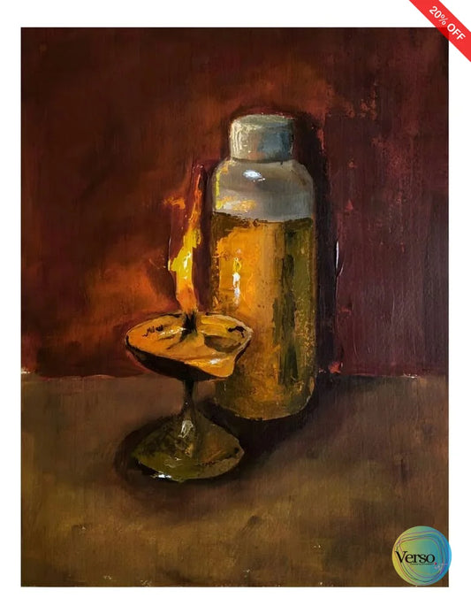 Light 10 x 12 inch / Acrylic / Unframed, shipped in a roll