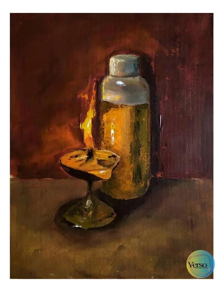 Light 10 x 12 inch / Acrylic / Unframed, shipped in a roll