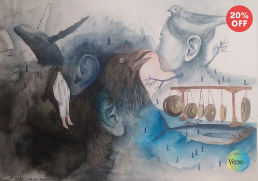 Light of Hope 40 x 30 cm / Watercolor / Unframed, shipped in roll