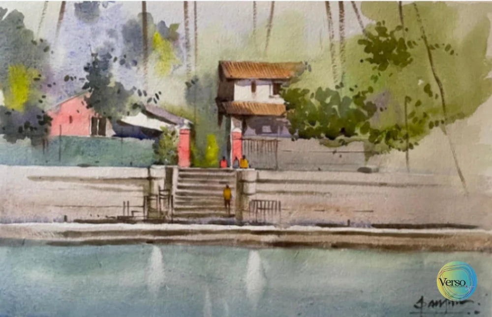 LITTORAL 35 x 25 cm / Watercolor / Unframed, shipped in roll