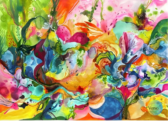 Living the Dream - 75 x 545 cm / Ink / Unframed, shipped in a roll