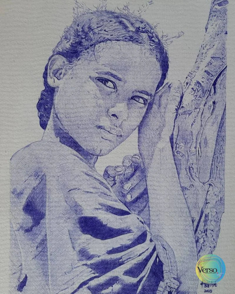 Longing for home 18 x 25 cm / Pen & Ink / Unframed, shipped in roll