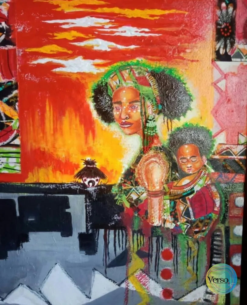 Love beneath the mind 35 x 40 cm / Mixed / Unframed, shipped in a roll