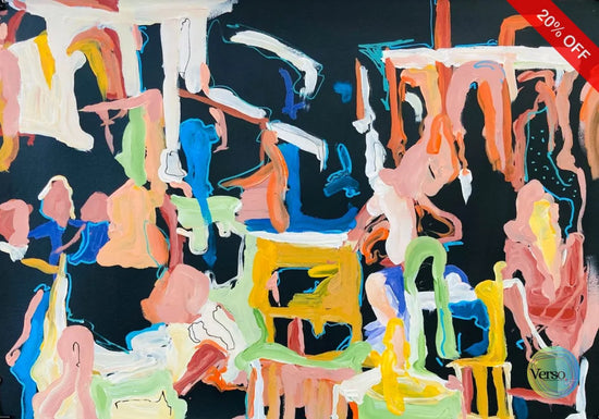 Lovelife 56 x 38 cm / Acrylic / Unframed, shipped in roll