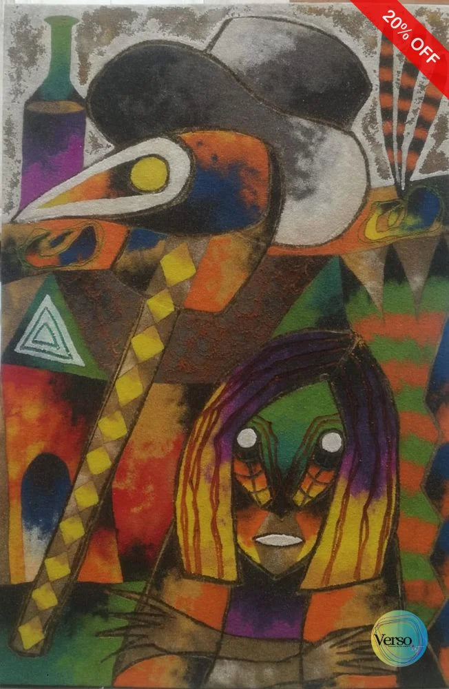 Lucia después de la pandemia 60 x 80 cm / Mixed / Unframed, shipped in roll