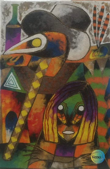 Lucia después de la pandemia 60 x 80 cm / Mixed / Unframed, shipped in a roll