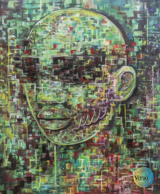Lurking 65 x 55 cm / Acrylic / Unframed, shipped in roll