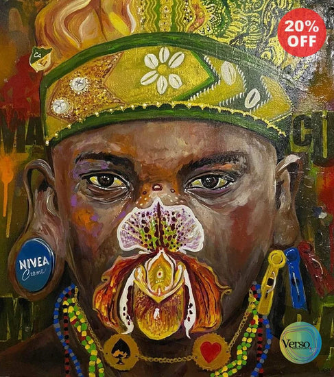 Macumba 50 x 55 cm / Acrylic / Unframed, shipped in roll