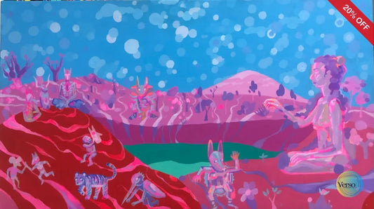 Maestra de la contemplecion 70 x 40 cm / Acrylic / Unframed, shipped flat