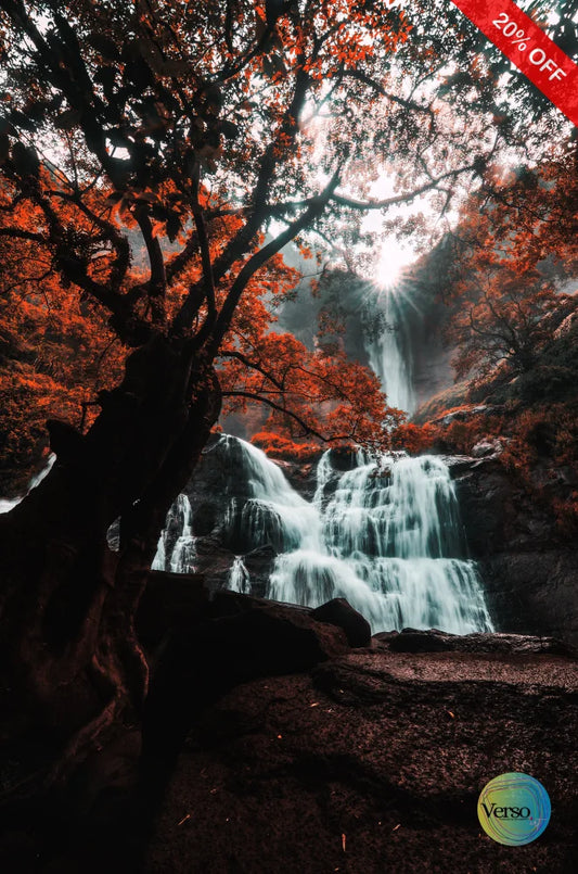 Magical Waterfall 60 x 40 cm / Print / Unframed, shipped in roll
