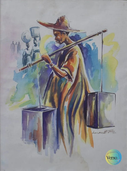 Mai Ruwa - 10.5 x 15 cm / Watercolor / Framed, shipped flat