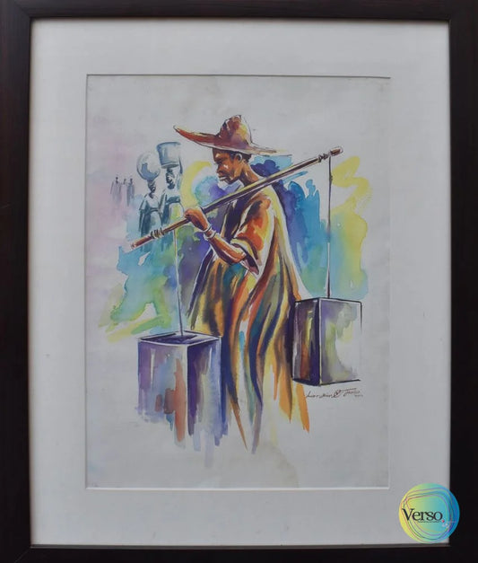 Mai Ruwa - 10.5 x 15 cm / Watercolor / Framed, shipped flat