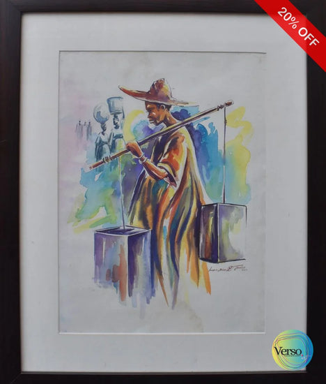 Mai Ruwa 10.5 x 15 cm / Watercolor / Framed, shipped flat