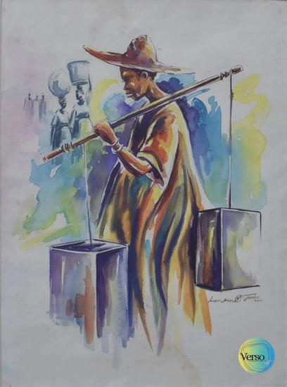 Mai Ruwa 10.5 x 15 cm / Watercolor / Framed, shipped flat
