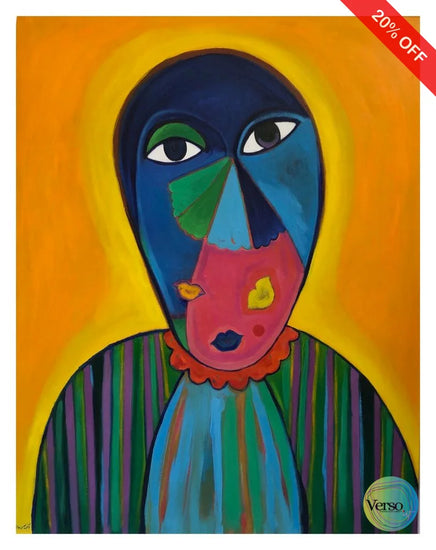 Man 80 x 120 cm / Oil / Unframed, shipped in roll