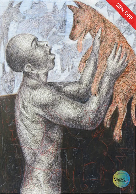 Man and Dog Series 06 100 x 120 cm / Mixed / Unframed, shipped in a roll