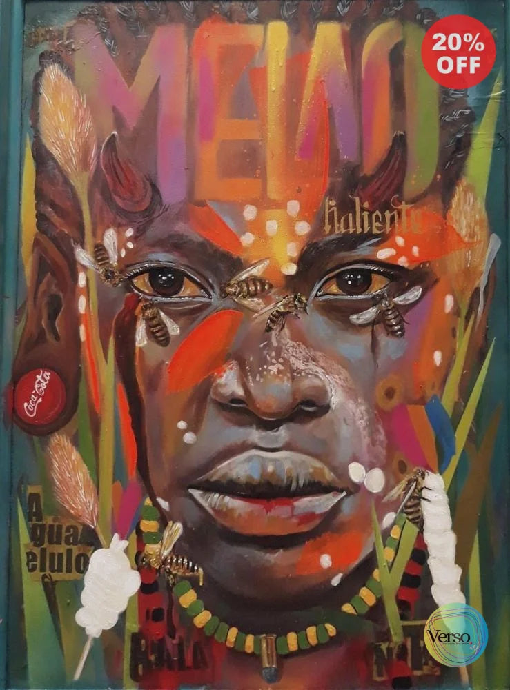 Melao Kaliente 70 x 100 cm / Acrylic / Unframed, shipped in a roll
