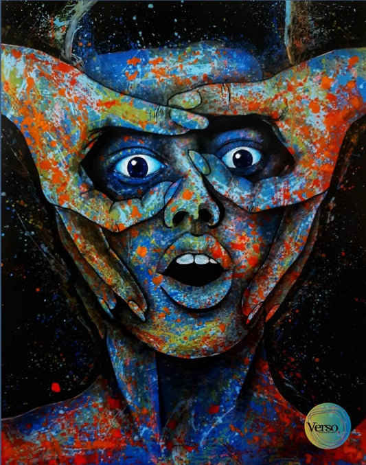 Melihat (The Sight) 70 x 90 cm / Acrylic / Unframed, shipped in a roll