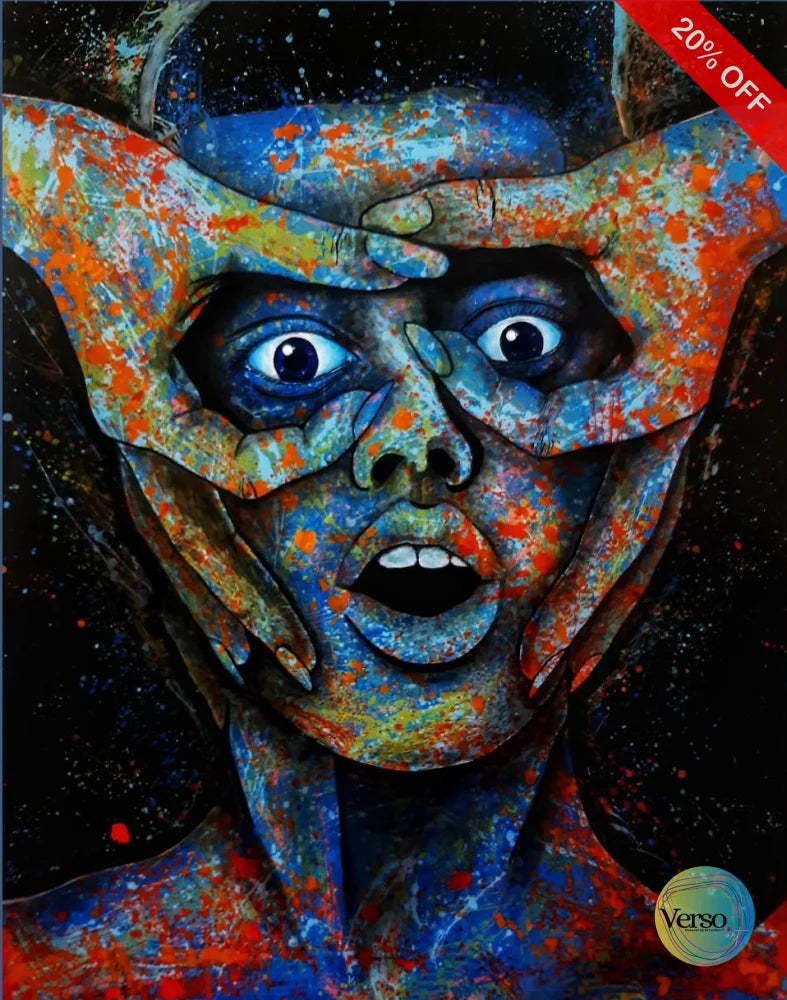 Melihat (The Sight) 70 x 90 cm / Acrylic / Unframed, shipped in a roll