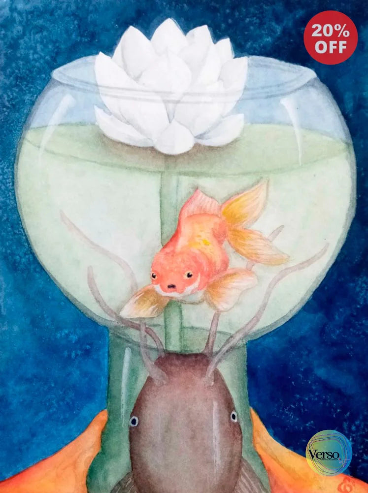Mente Perfeccionista 21 x 28 cm / Watercolor / Unframed, shipped in roll