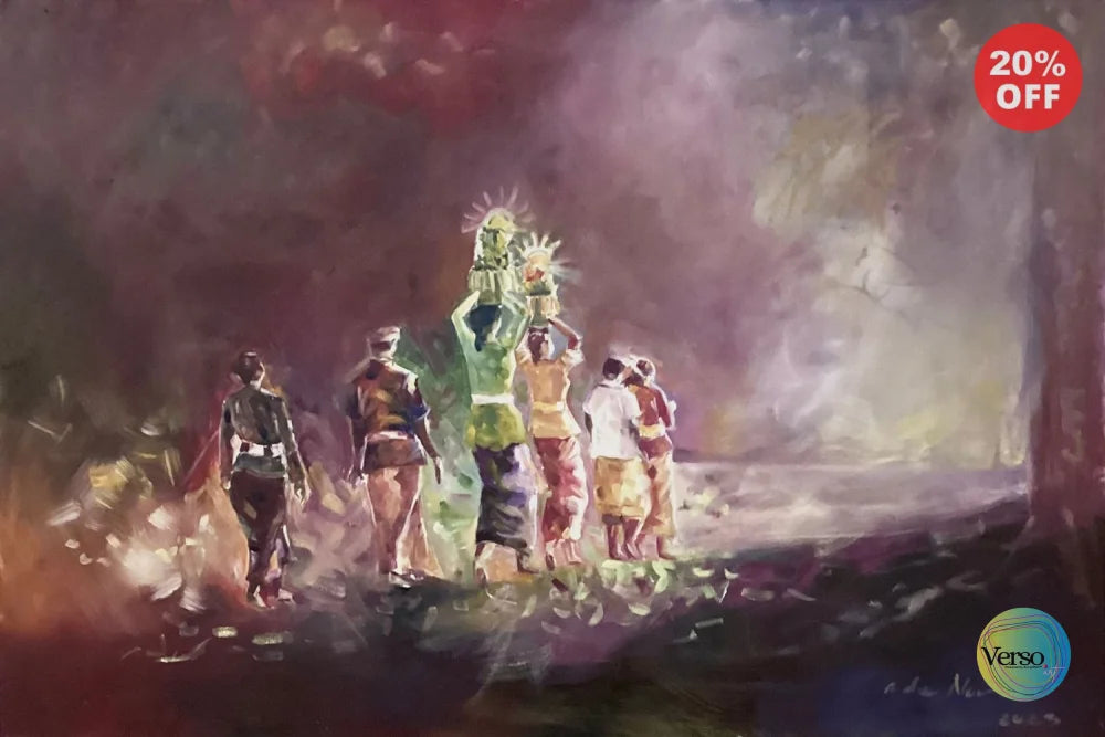 Mepeed 150 x 100 cm / Oil / Unframed, shipped flat