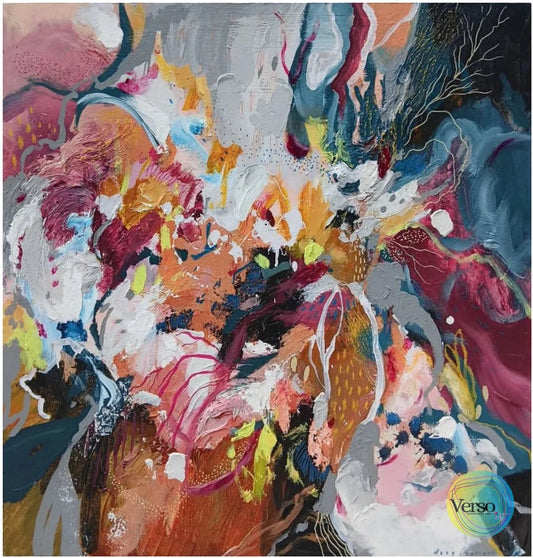 Meredup - 100 x 100 cm / Acrylic / Unframed, shipped in a roll