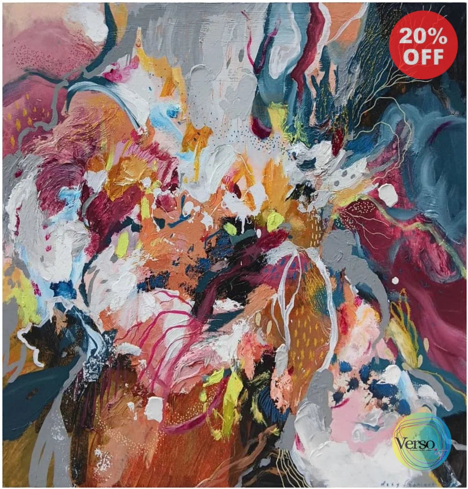 Meredup - 100 x 100 cm / Acrylic / Unframed, shipped in a roll