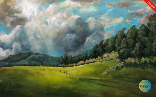 Message from Savanna 80 x 50 cm / Acrylic / Unframed, shipped flat