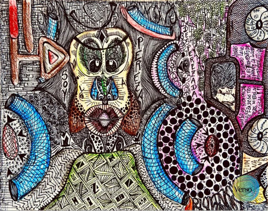 Mi Yo Pereza 35.6 x 28.1 cm / Mixed / Unframed, shipped flat