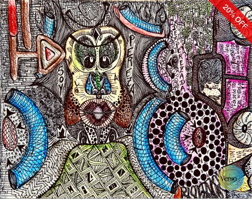 Mi Yo Pereza 35.6 x 28.1 cm / Mixed / Unframed, shipped flat