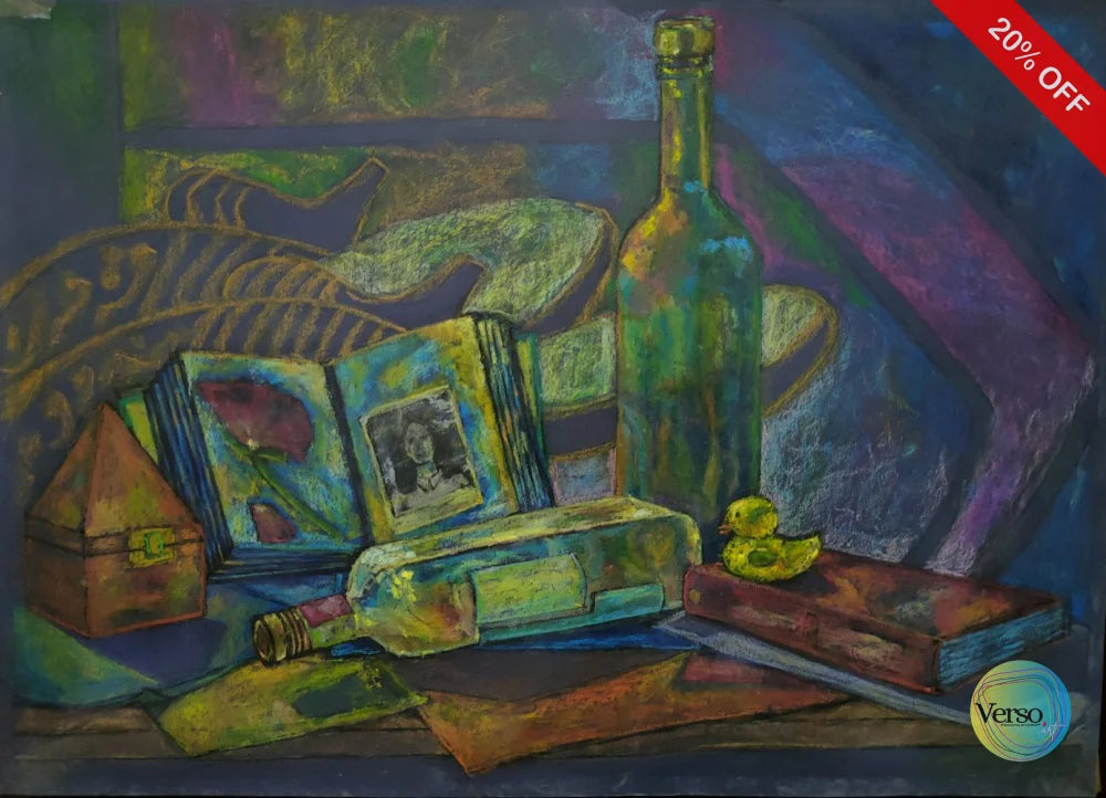 Midnight Memories 70 x 50 cm / Pastel / Unframed, shipped in roll