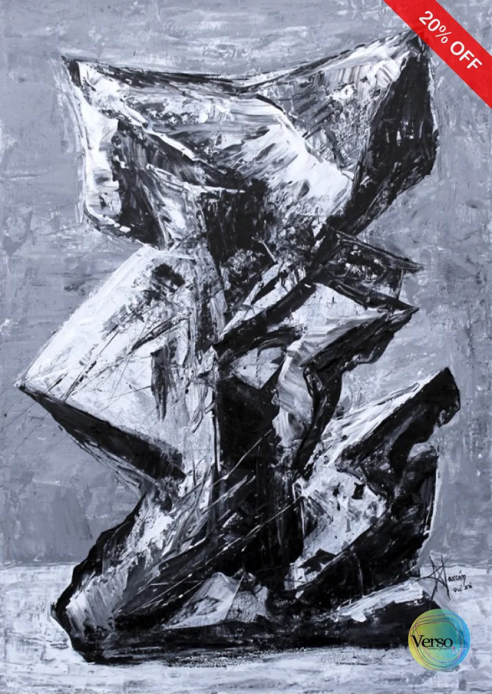 Monolito 50 x 70 cm / Acrylic / Unframed, shipped in roll