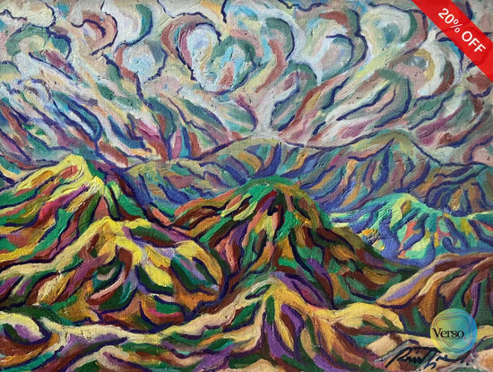 Montañas de Antioquia 30 x 23 cm / Oil / Unframed, shipped in roll