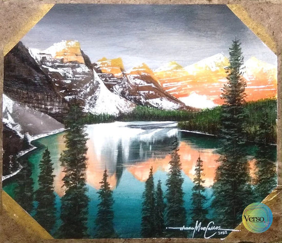 Moraine 24 x 18 inch / Acrylic / Unframed, shipped in roll