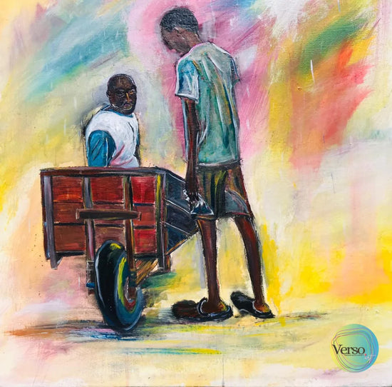 Most awaited 50 x 50 inch / Acrylic / Unframed, shipped in roll