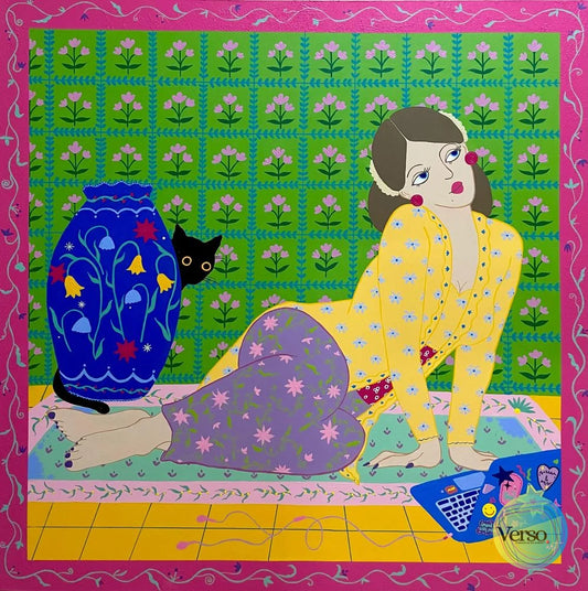 Muttering in the Shadow - 100 x 100 cm / Acrylic / Unframed, shipped in a roll