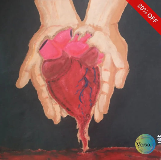 My heart is yours 20 x 20 cm / Mixed / Unframed, shipped in roll