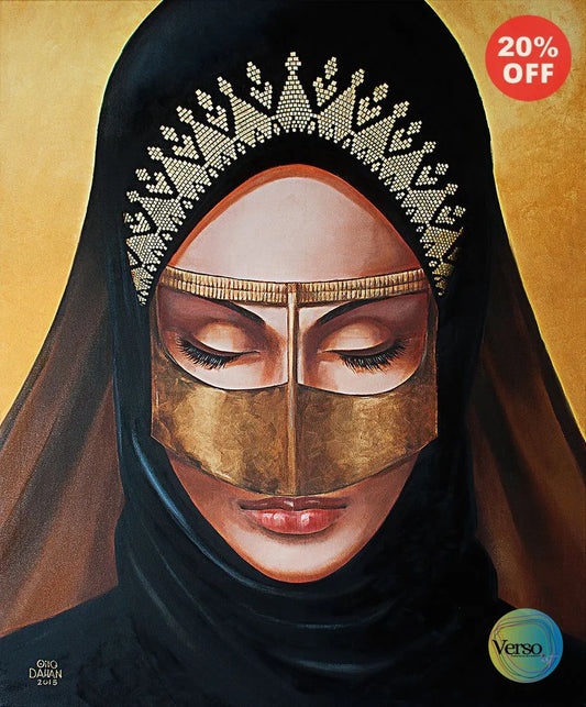 Nagda 100 x 120 cm / Oil / Unframed, shipped in a roll