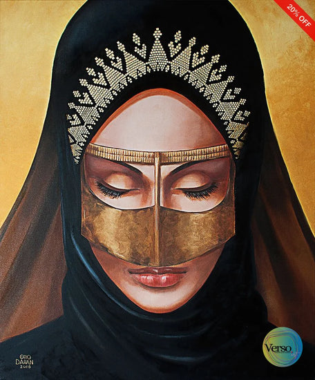 Nagda 100 x 120 cm / Oil / Unframed, shipped in a roll