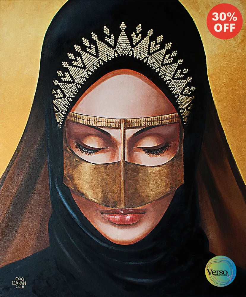Nagda 100 x 120 cm / Oil / Unframed, shipped in roll