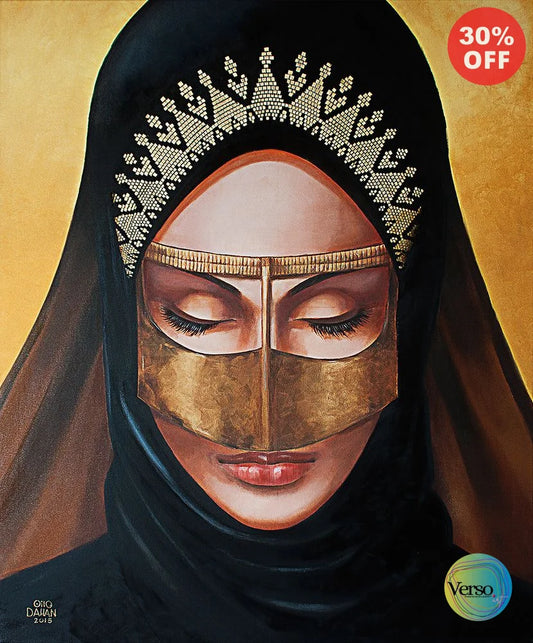Nagda 100 x 120 cm / Oil / Unframed, shipped in roll