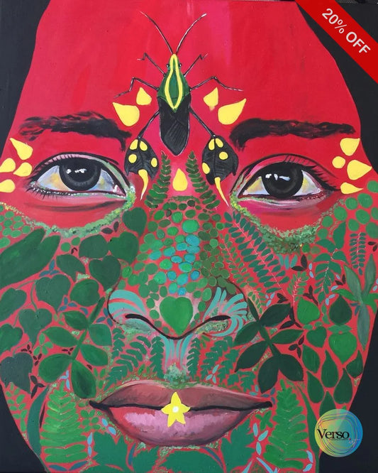 NAINEKÜ Lilia 65 x 80 cm / Acrylic / Unframed, shipped in roll