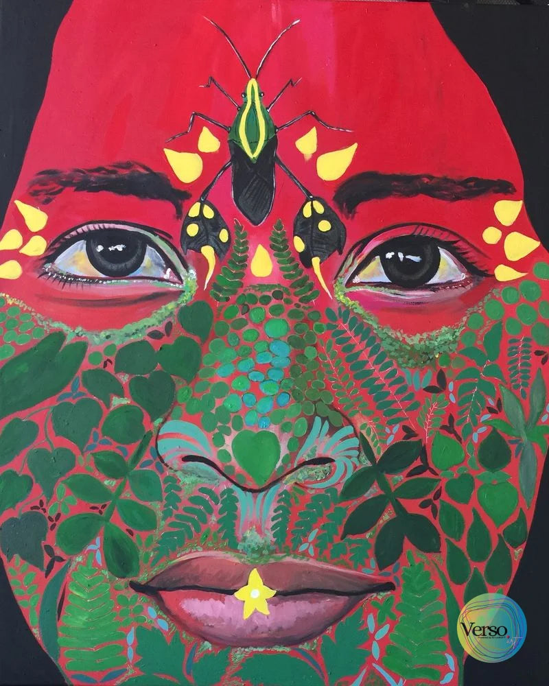 NAINEKÜ Lilia 65 x 80 cm / Acrylic / Unframed, shipped in roll