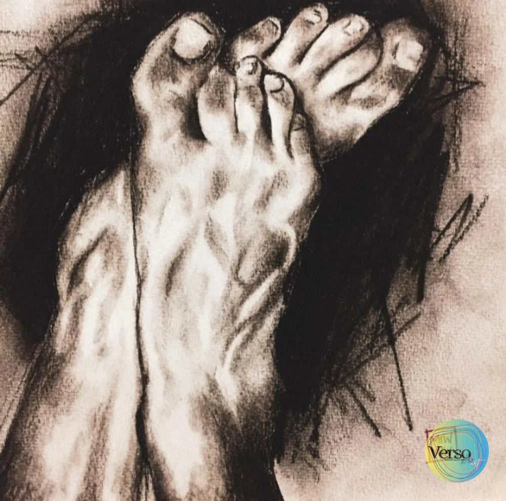 Ngidak Bumi 1 20 x 20 cm / Charcoal / Unframed, shipped in roll