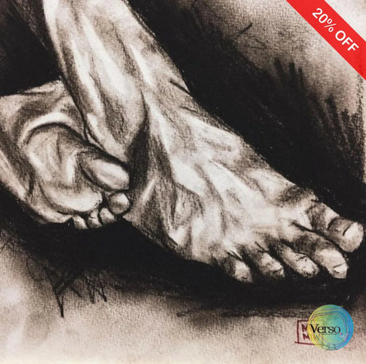 Ngidak Bumi 3 20 x 20 cm / Charcoal / Unframed, shipped in roll