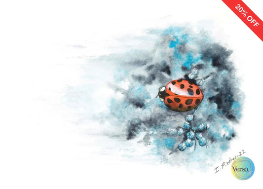 Nube azulada 32 x 23.4 cm / Watercolor / Unframed, shipped flat